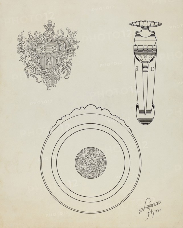 Silver Tankard: Detail, c. 1936.