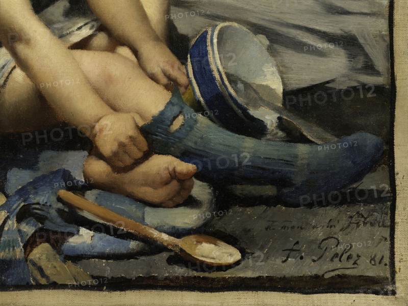 Un enfant dans la mansarde, 1881.