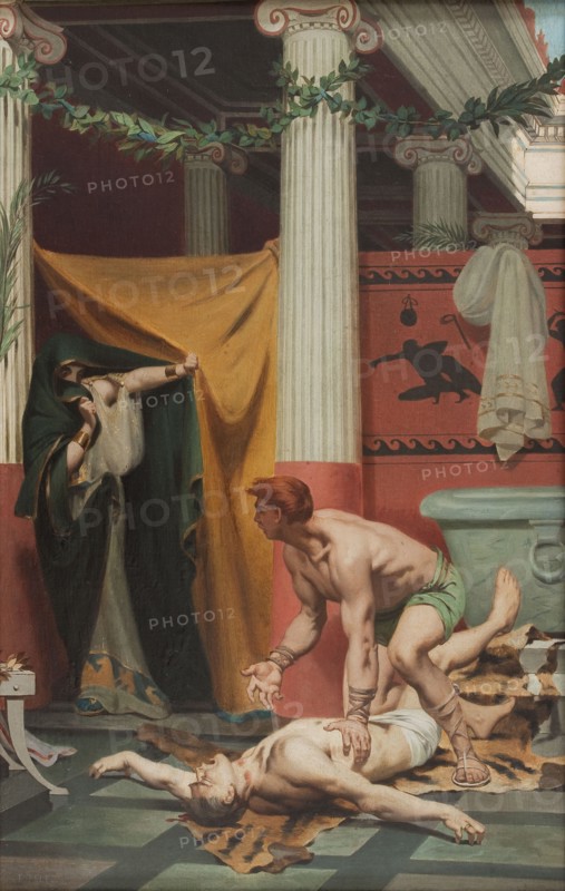 Mort de l'empereur Commode, 1879.