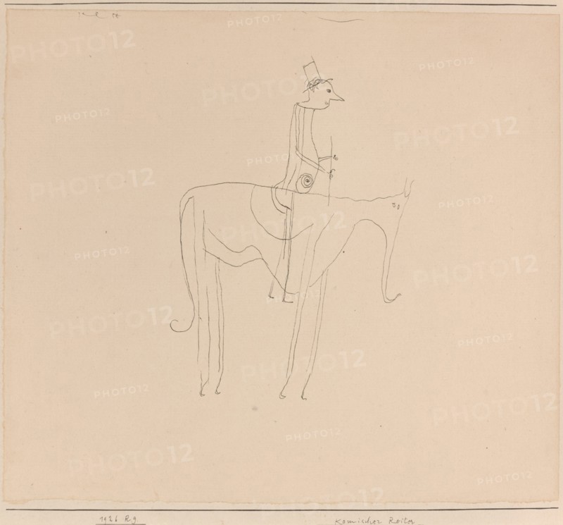 Komischer Reiter (Comic Rider), 1921.