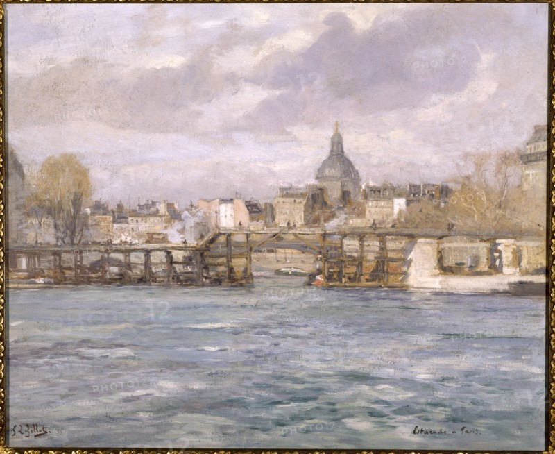 Ile Saint-Louis pier, c1900.