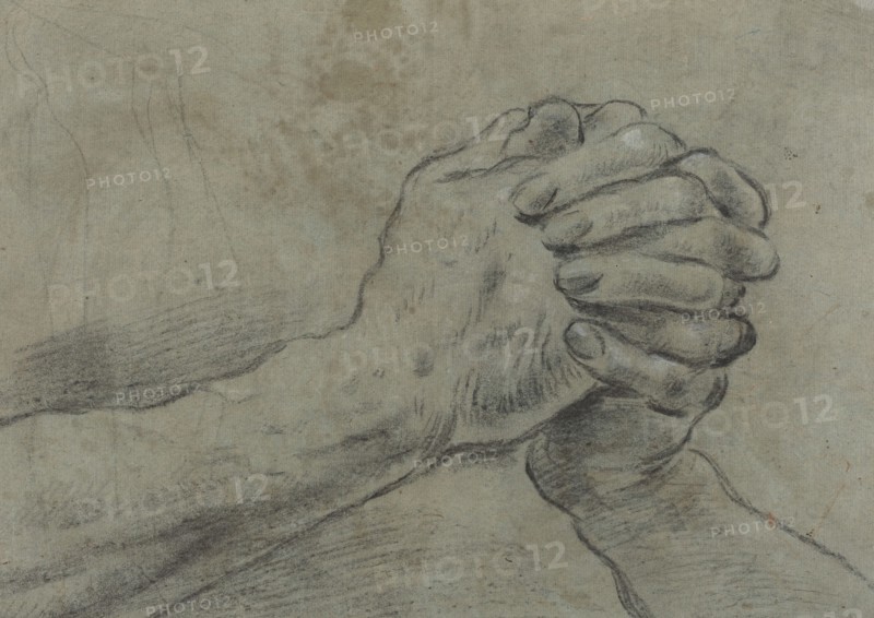 Clasped Hands [verso], c. 1612.