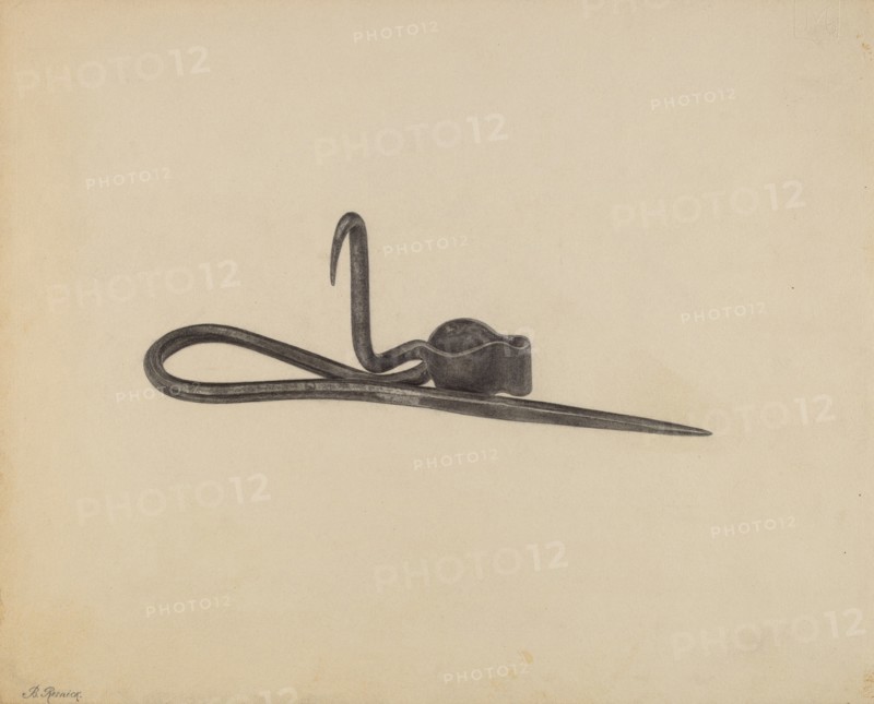 Miner's Candle Holder, c. 1938.