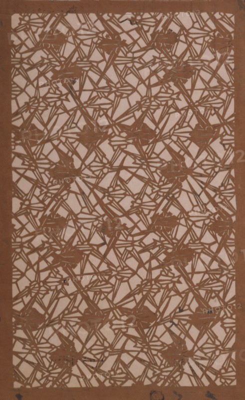 Katagami stencil, between 1900 and 1952.