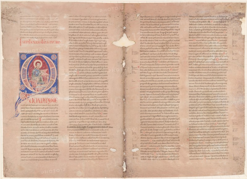 Saint Luke, fourth quarter 12th century.