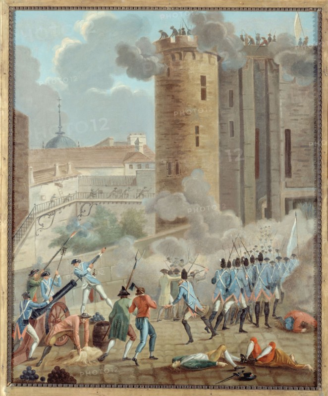 Storming of the Bastille, July 14, 1789.