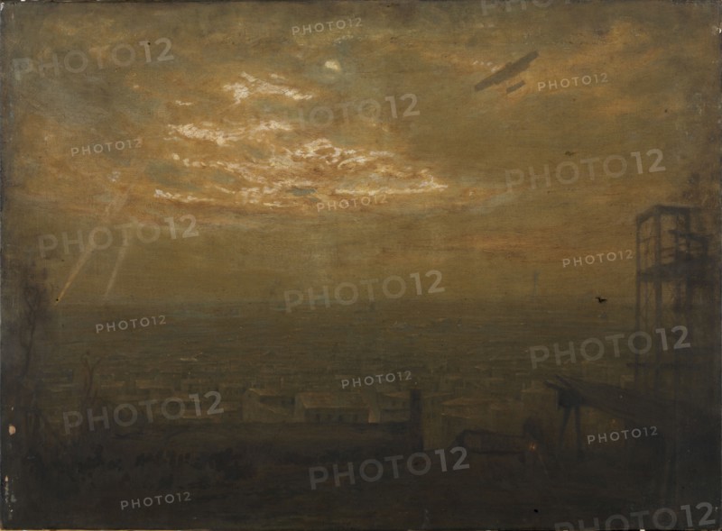 Night Watch by Airplane, 1916.