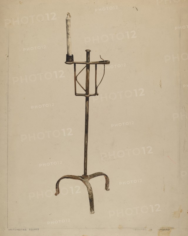 Adjustable Candle Holder, c. 1937.