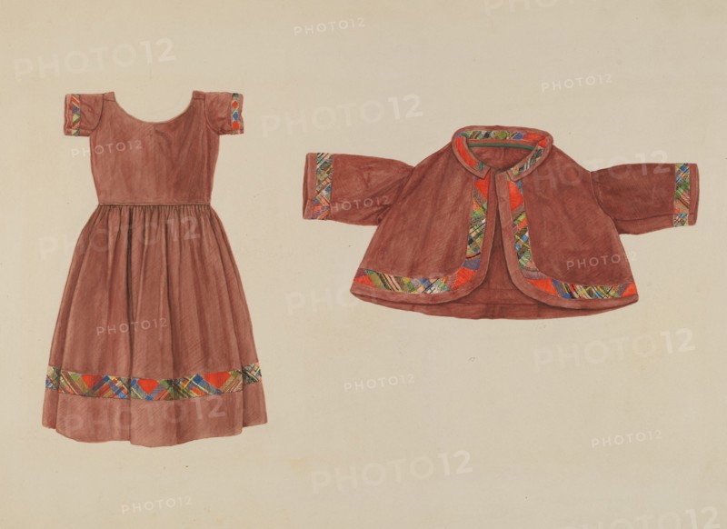 Child's Dress and Jacket, c. 1937.