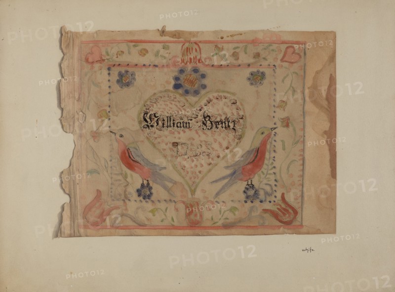 Unframed Birth Certificate, c. 1940.
