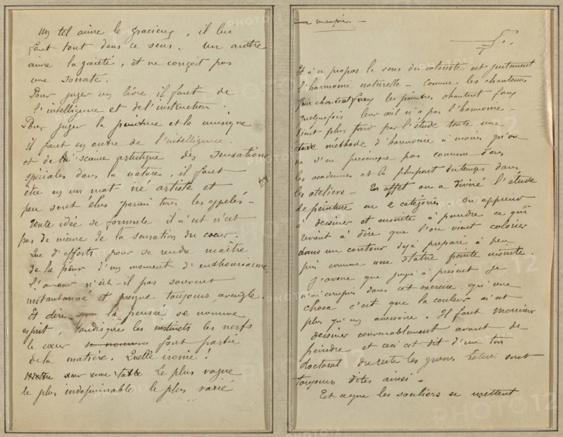 Manuscript Pages [recto], 1884-1888.