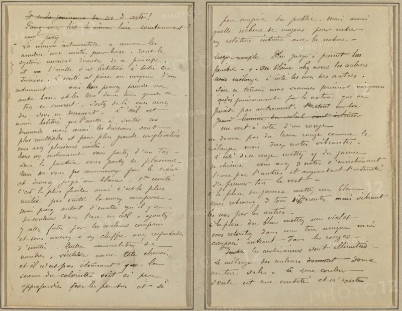 Manuscript Pages [recto], 1884-1888.