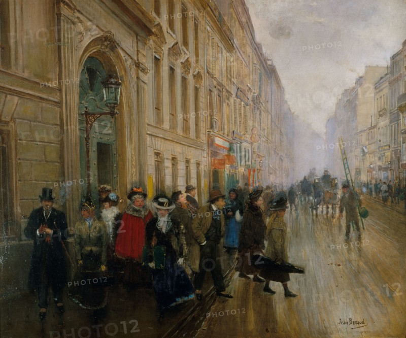 Leaving the Music Conservatory, 1899.