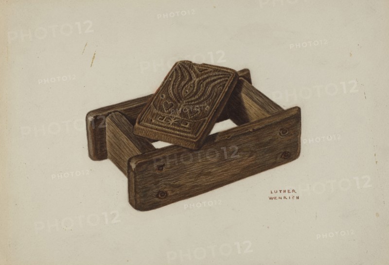 Pa. German Butter Mold, c. 1940.