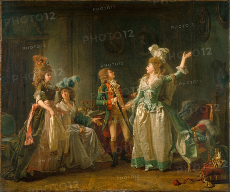 The departure of the dragoon, 1789.