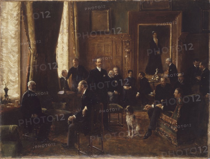 Countess Potocka's drawing room, 1887.