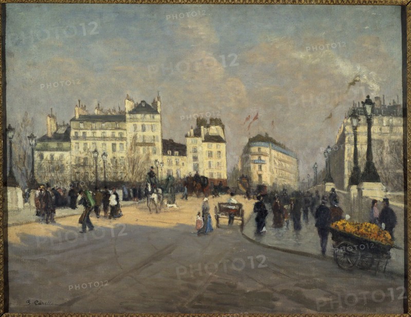 View of the Pont-Neuf, c1900.