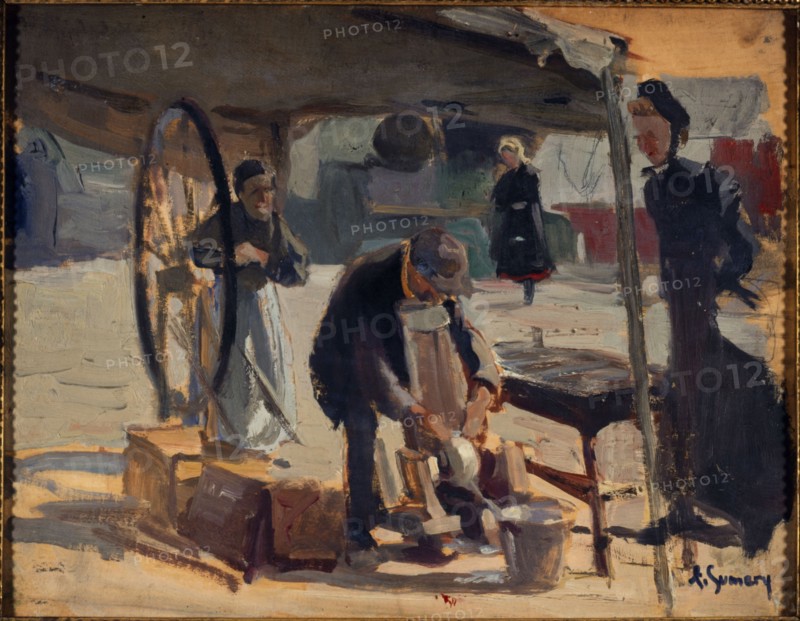 Knife grinder in Passy, 1890.