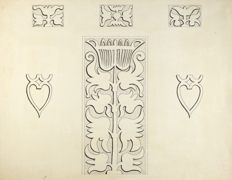 Hartford Cupboard (Detail), c. 1936.
