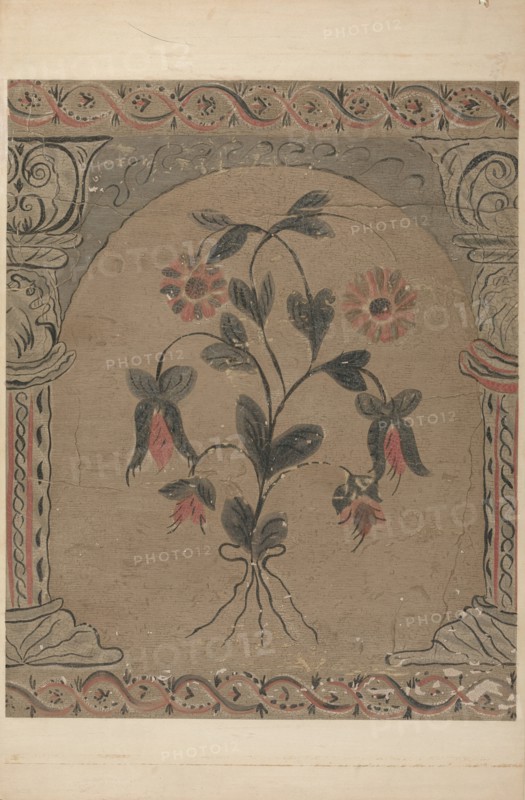 Hand Painted Wall (Detail), c. 1939.