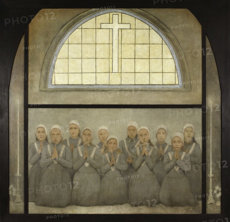La chapelle : Les orphelines, c.1901.