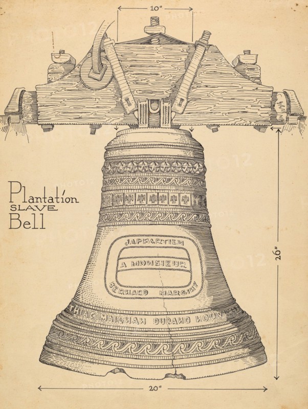 Fontainbleau Plantation Bell, c. 1936.