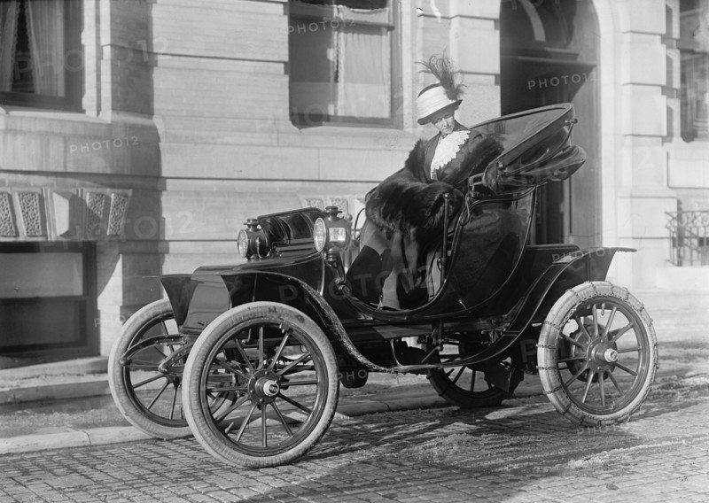 Mrs. William E. Borah In Auto, 1912. Creator: Harris & Ewing.