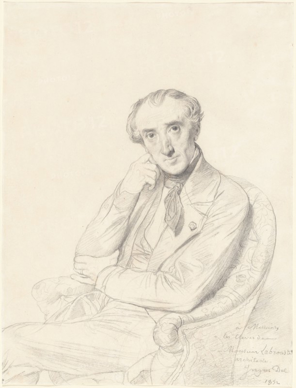 Henri Labrouste, 1852.