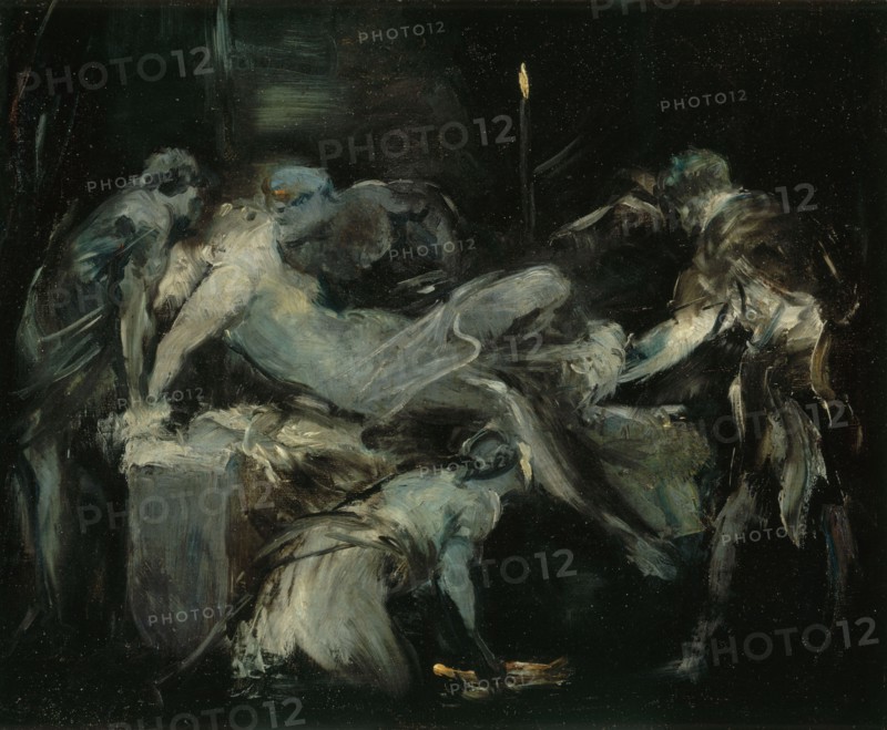 Scène d'accouchement, c.1870.