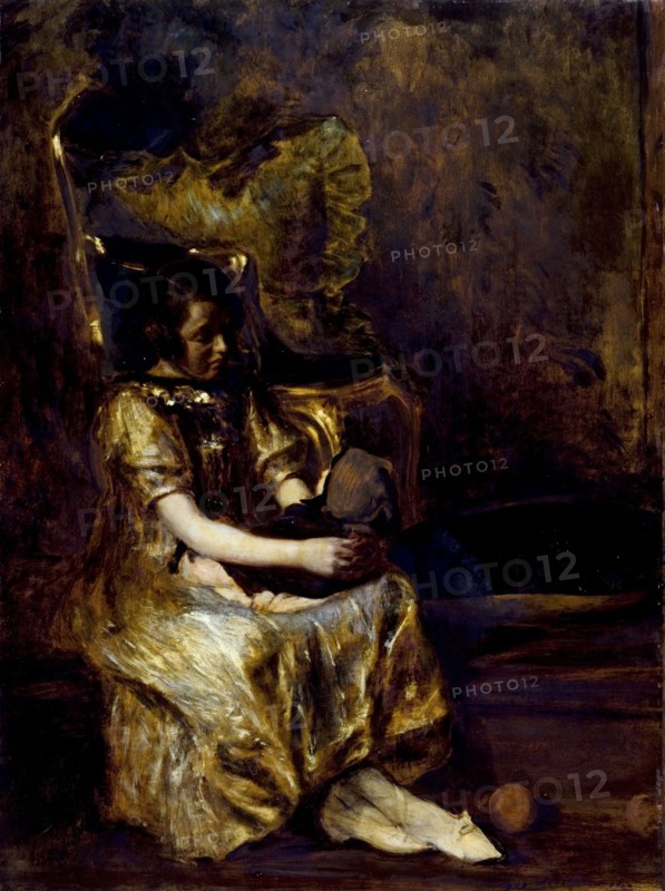 The child with the doll, 1900.