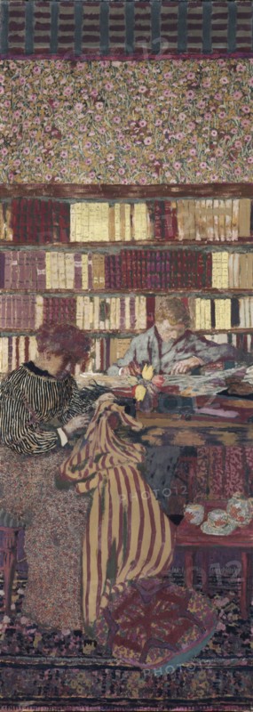 Figures in an interior. Work, 1896.