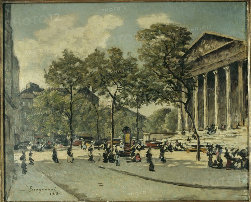 Place de la Madeleine in 1912, 1912.