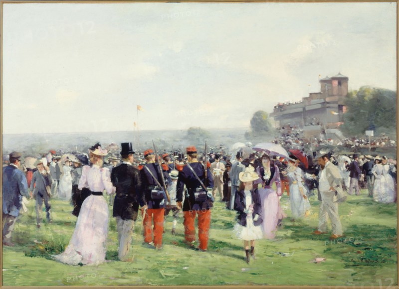 End of race in Auteuil, c1888 — 1898.