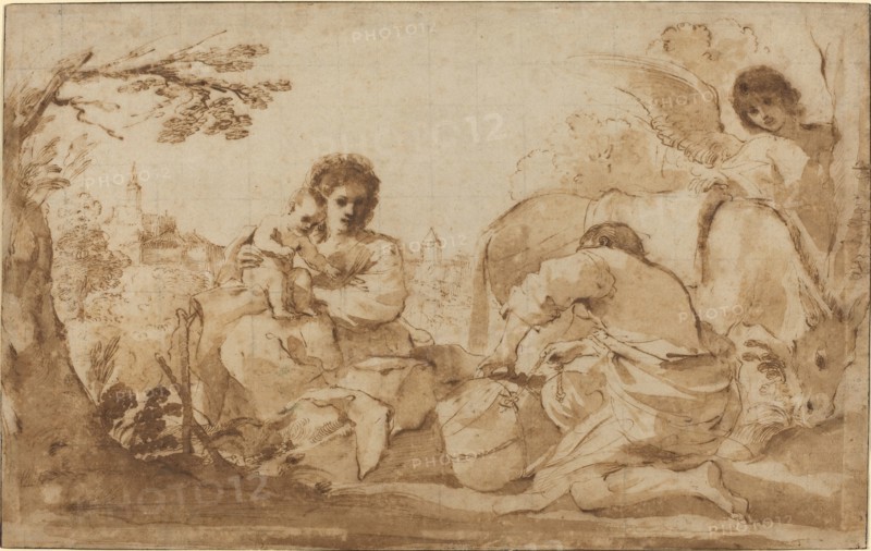 The Rest on the Flight into Egypt, c. 1626.