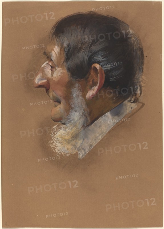 Profile of a Man with Sidewhiskers, c. 1850.
