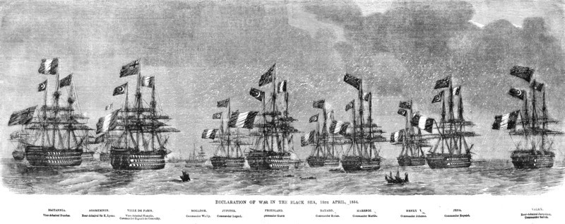 'Declaration of War in the Black Sea', 1854. Creator: Unknown.