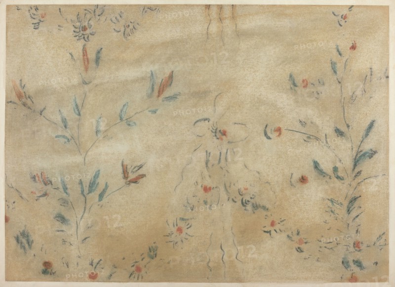 Free Hand Wall Decoration, c. 1940.