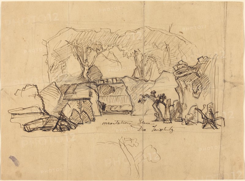 Incantation Scene from "Der Freischutz".