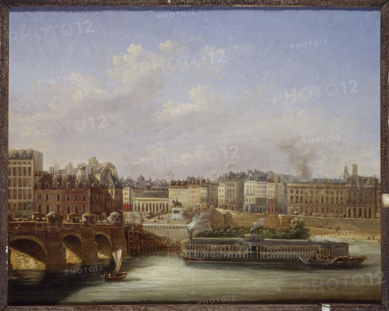 Pont-Neuf and the Quai de Conti in 1830.