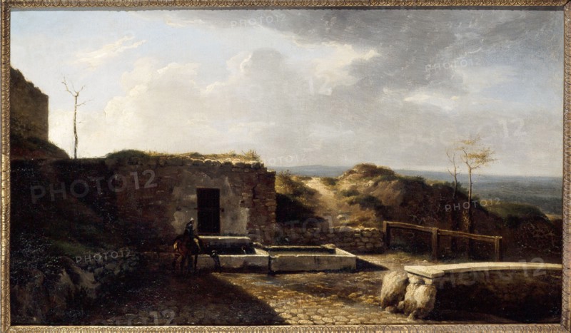 Rue de L'Aubreuvoir, Montmartre, around 1840.