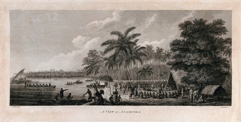 Namuka Island (Tonga), 1743. Private Collection.