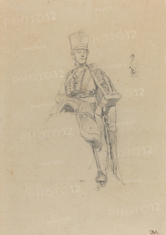 A French Hussar, c. 1865.