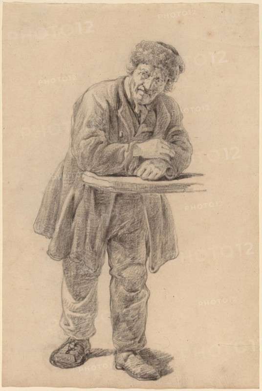 Man Leaning on a Counter, 1820s.