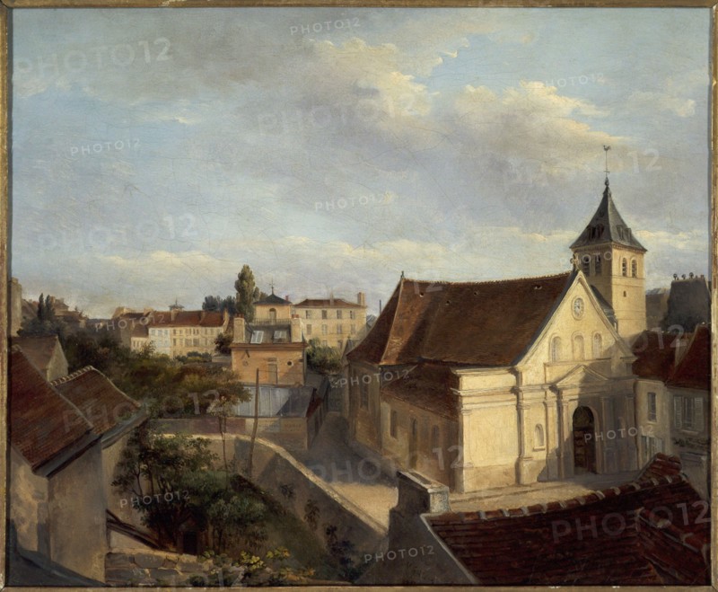 The old Church of Belleville, 1852.