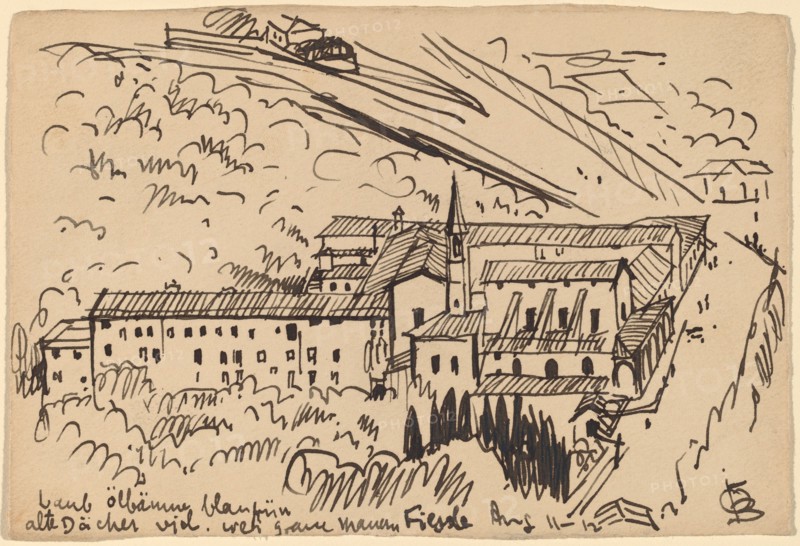 Fiesole, Cloister of S. Domenico, 1912.
