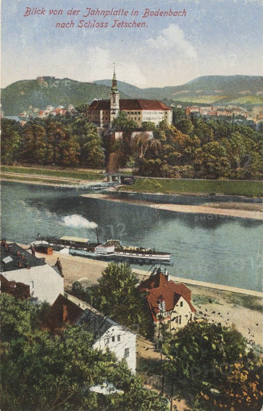 Border between Bodenbach and Tetschen, 1915. Private Collection.