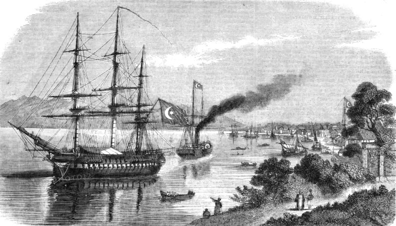 'View of the Turkish Village of Batoum', 1854. Creator: Unknown.