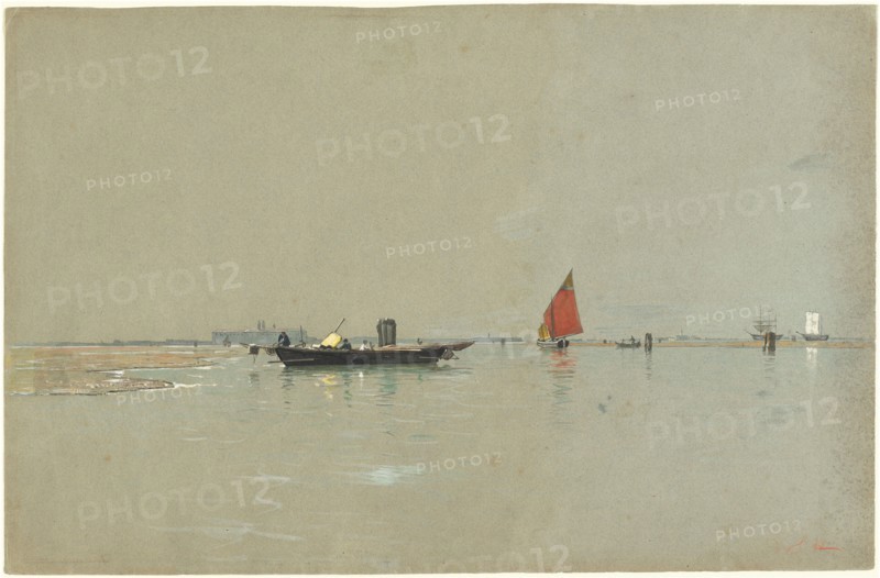 A Venetian Lagoon, 1871/1874.