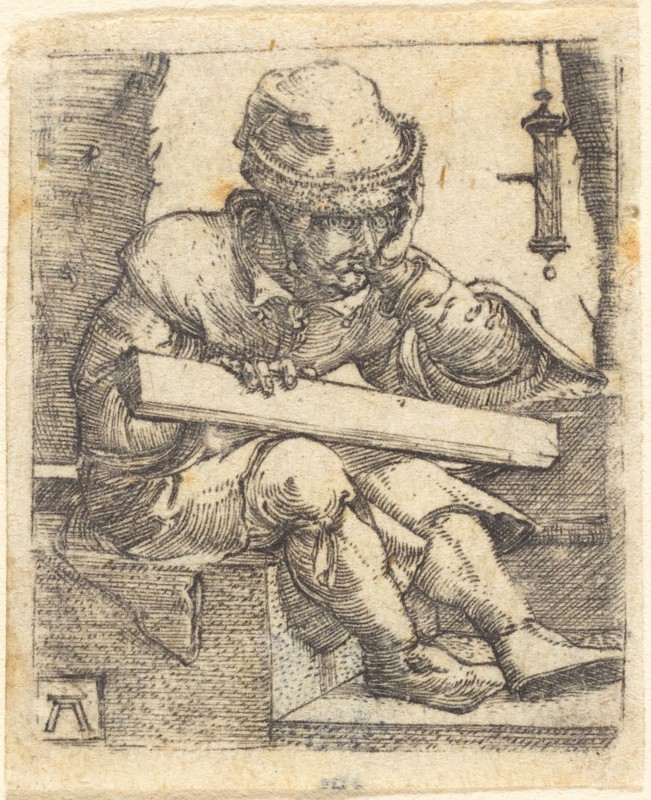 The Pensive Carpenter, c. 1520/1530.