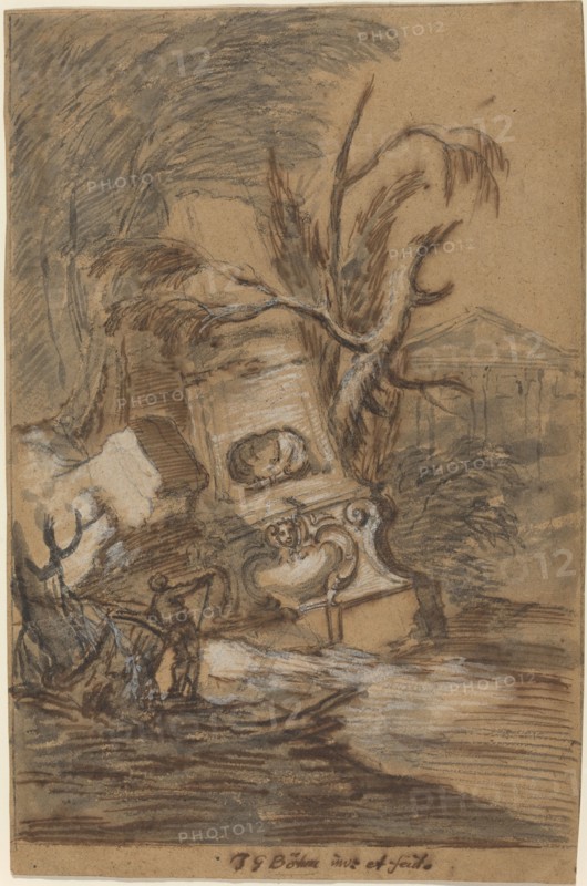 Capriccio with Antique Ruins, 1730s.